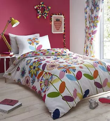 £17.49 • Buy Childrens Quilt Duvet Cover & Pillowcase Bedding Sets Or Matching Kids Curtains