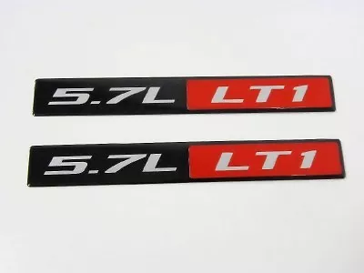 Gm Performance Lt1 5.7l V8 Engine Fender Emblems Badges • $13.95