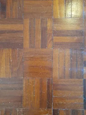 £19.99 • Buy Reclaimed Recycled Solid Wooden Teak Parquet Flooring Fingers 2mx1.3m 