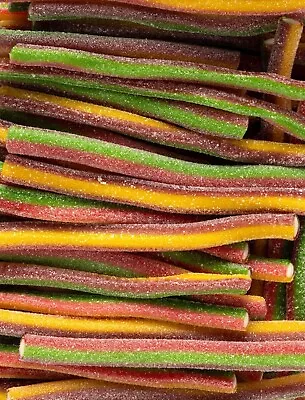 1kg VIDAL DULCIPICA Sour Multicolour Rainbow Fizzy Candy Pencils Spanish Sweets • £24.99