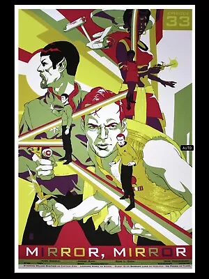 Mirror Mirror Tomer Hanuka Star Trek MONDO Poster Print Large RARE XX/175 • $185