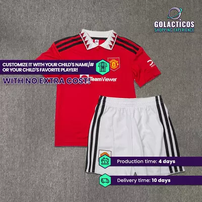 Beckham/Cristiano/Rashford Manchester United Kids Full Set *SEVERAL KIDS SIZES* • $39.99