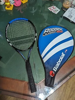 Babolat Roddick Junior 145 Tennis Racquet + Zipper Vinyl Cover Excellent Conditi • $22