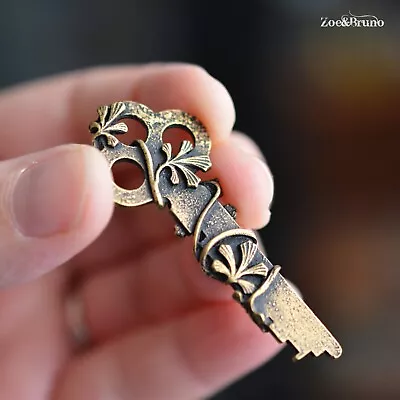 1 Secret Garden - Vintaj Antique Plated Brass Garden Key 56x23mm • $7.83