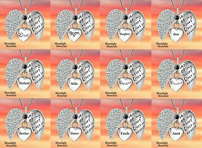 New Heart Locket Heaven Cremation Urn Keepsake Ashes Memorial Necklace • $17.95