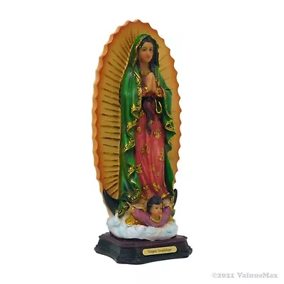 ValuueMax™ Our Lady Of Guadalupe Statue Finely Detailed Resin 8 Inch Tall • $36.64