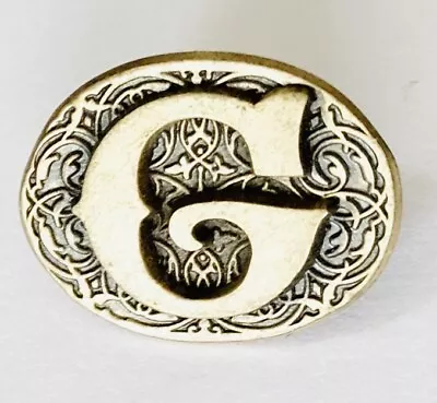 Letter G Name Pin Badge Rare Vintage Gift (K24) • $9.99