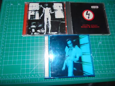 MARILYN MANSON CD Lot O 3 Antichrist Superstar Remix Repent Mechanical Near Mint • $22