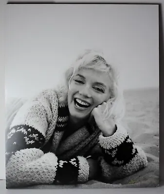 George Barris Black And White Photograph Marilyn Monroe Santa Monica Beach 1962 • $1241