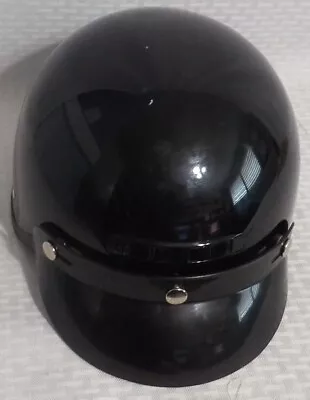Gmax Small Motor Cycle Black ½ Helment Dot Approved • $1