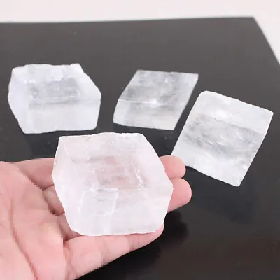 Optical Calcite Raw Iceland Spar Natural Mineral Specimens Healing Stones Reiki • £5.07