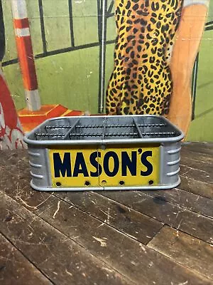 Vintage C. 1940 Masons Root Beer 12 Pack Stadium Carrier Crate Sign Coca Cola • $399.99