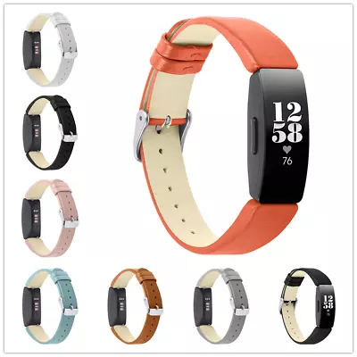 £6.80 • Buy Replacement Leather Watch Band Wrist Strap For Fitbit Inspire / Inspire HR UK