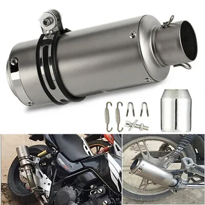 Motorcycle ATV Exhaust Muffler Tail Pipe For 38-51mm Fit Universal Dirt Bike USA • $37.60