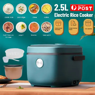 $57.95 • Buy Smart Electric 2.5L Small Mini Rice Cooker Steamer Student Household Cooking New