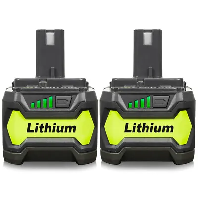 2pack 18V 5.0AH For Ryobi 18 Volt One P108 Battery Lithium RB18L50 RB18L40 P104 • £34.98