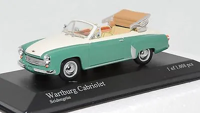 1/43 Minichamps 430 015934 Wartburg 312 Cabriolet 1958 Cream/green MIB • $5.99