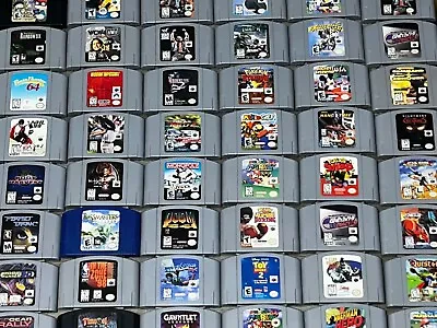 Nintendo 64 N64 Original OEM Authentic *Pick Your Game* Cart Only Cleaned Tested • $28.99