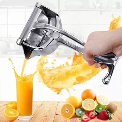 Stainless Steel Manual Juicer Hand Lemon Juice Squeezer Fruit Press Extractor; • $24.93