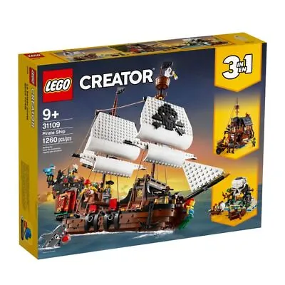 LEGO Creator Pirate Ship Building Kit (31109) • $186.30