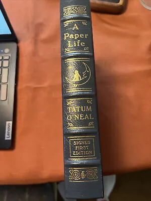 A Paper Life Tatum O'Neal Easton Press Signed First Edition. • $165