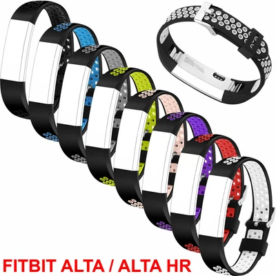$7.73 • Buy Silicone Soft Adjustable Band For Fitbit Alta HR Band Strap Watch Replacement