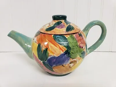 Gorgeous LESAL CERAMICS Fruit 7.5 H Teapot Lisa Lindberg Van Nortwick • $59