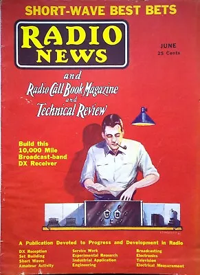 Build This 10000 Mile Broadcast-band DX - RADIO NEWS MAGAZINE - JUNE 1933 • $6.62