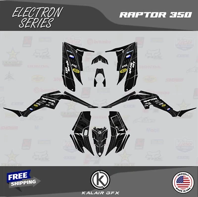 $144.99 • Buy Graphics Kit For YAMAHA RAPTOR 350 GRAPHICS (16 MIL) Electron-Smoke