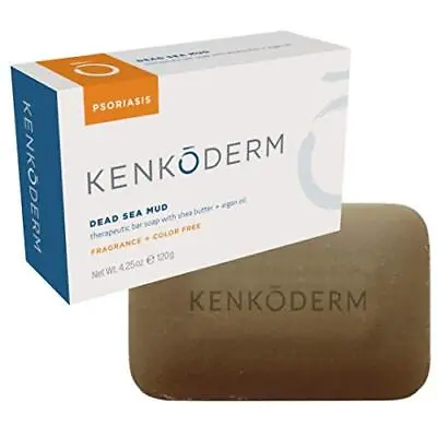 $13.72 • Buy Kenkoderm Psoriasis Dead Sea Mud Soap With Argan Oil & Shea Butter 4.25 Oz | ...