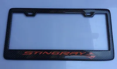 Handmade Carbon Fiber C7 C6 Z06 Z07 Corvette License Plate Frame C5 Z51 Stingray • $39.95