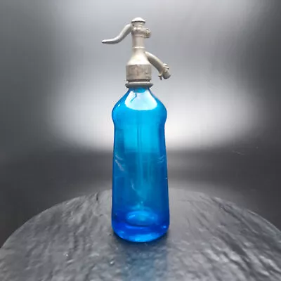 Beautiful Blue Antique Vintage Seltzer Bottle Decorative Glass Collectible 🚰💙 • $1.25