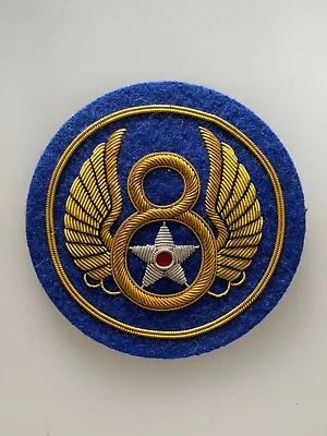 £9.95 • Buy OFFICERS Issue WWII America U.S. Army 8th Air Force Cloth Sleeve Patch Bullion