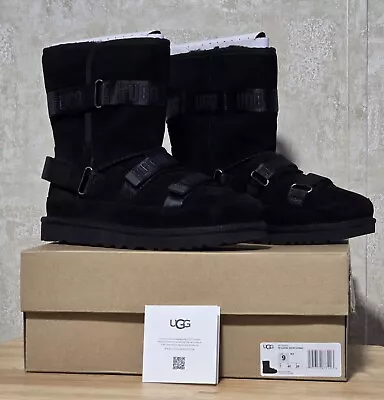 Ugg Womens Classic Boots Size 9 40 Black Short Hybrid • $99.99