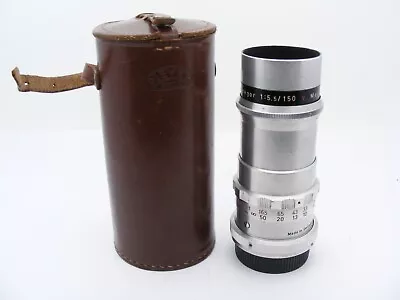 Meyer Optik Gorlitz Telemegor 150mm F5.5 RED V Manual Lens No 1339430 Mount M42 • £185