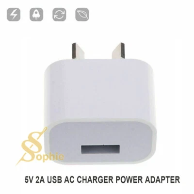 $8.50 • Buy Universal Travel 5V 2A USB AC Wall Home Charger Power Adapter AU Phone Plug