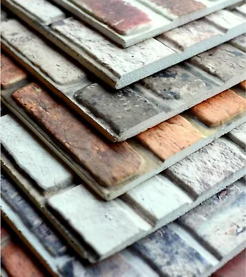 £7.45 • Buy 3D BRICK EFFECT WALL CEILING PANELS POLYSTYRENE TILES Indoor QUICK FIX,EASY DIY