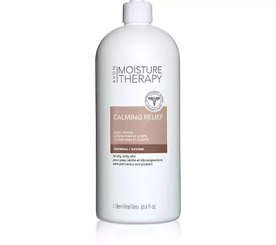 Moisture Therapy Bonus-Size Calming Relief Body Lotion 33.8 Fl Oz SEALED & Pump  • $21