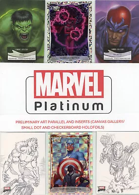 2022 Marvel Masterpieces PRELIM ART/HOLOFOILS/CANVAS/BATTLE SPECTRUM You Pick • $10