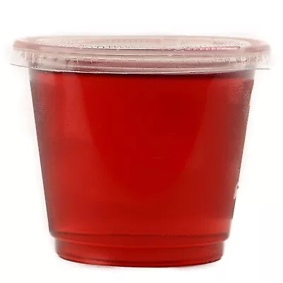 Clear Plastic Disposable Portion Cups With Lids For Condiment 4 Oz. • $88.95