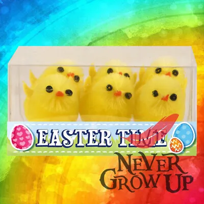 [NGU🪶] Mini Yellow Chicks Easter Chicks Arts Crafts Bonnet Hat Party Decoration • £3.95