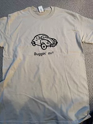 VW Beetle Tshirt - Medium - Buggin Out • $20