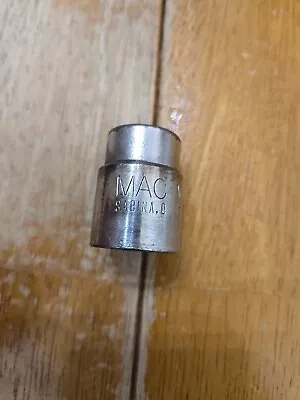 Mac Tools Sabina 1/2  Drive 3/4  6PT Shallow Chrome Socket Worn V246 • $10