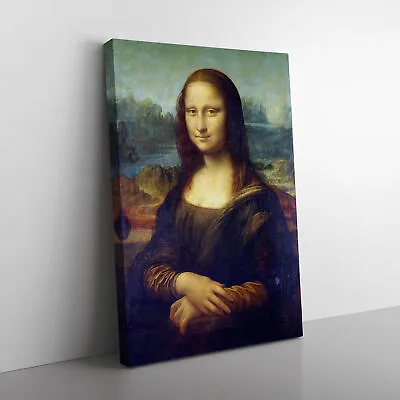The Mona Lisa By Leonardo Da Vinci Canvas Wall Art Print Framed Picture Decor • £24.95
