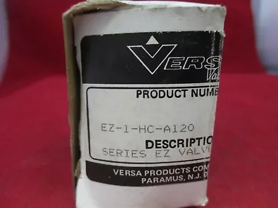 Versa EZ-1-HC-A120 Solenoid Valve New • $109.99