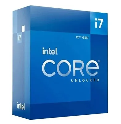 Intel Core I7 12700K Desktop Processor 8 Cores 5.0 GHz Alder Lake LGA1700 CPU • £239.99