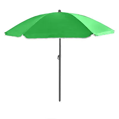 £19.99 • Buy Out There! 2.4m Garden Parasol Umbrella Sun Shade With Adjustable Height