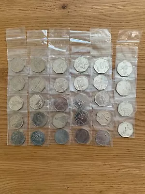 London 2012 Olympic Games 50p Coins Full Set Of 29 • £23