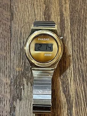 Phasar 2000 Wristwatch Sears Roebuck TI3H Texas Instruments Module Vintage Works • $65
