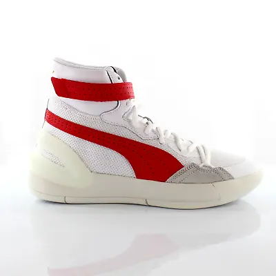 £54.99 • Buy Puma Sky Modern Hi White Lace Up Mens Trainers Basketball Shoes 194042 03